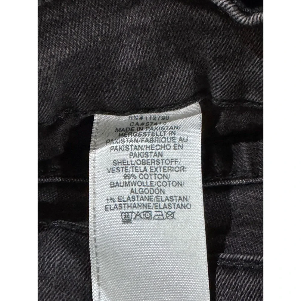 True Religion Ricky Relaxed Straight Black Faded Jeans Mens 44 x 30 Denim Pants